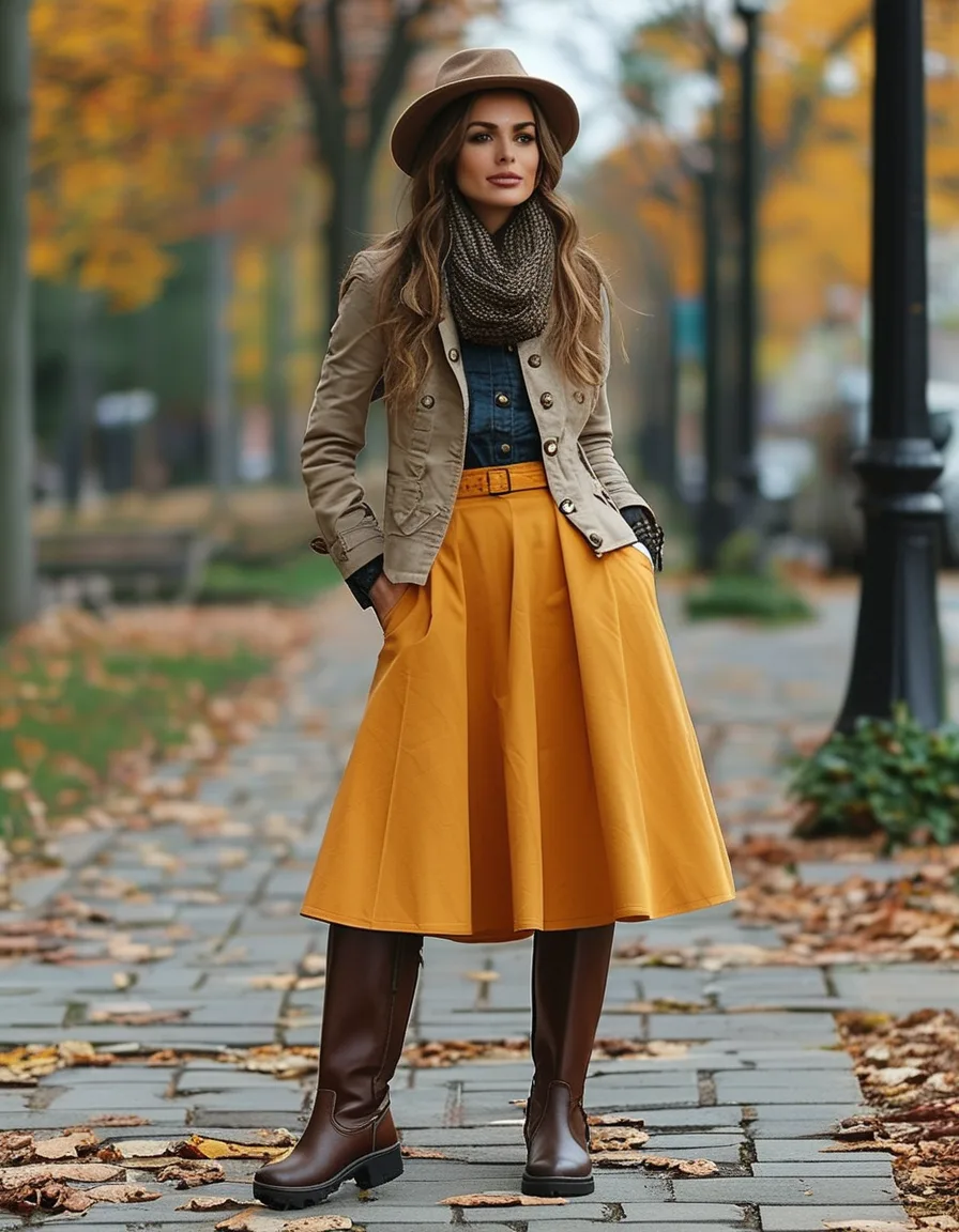 Skirts and Boots: The Pairing Formula That Works From Summer Into Fall
